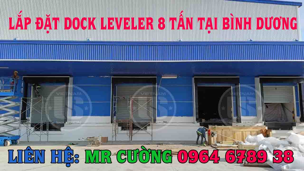 Lắp đặt Dock leveler 8 tấn tại Bình Dương